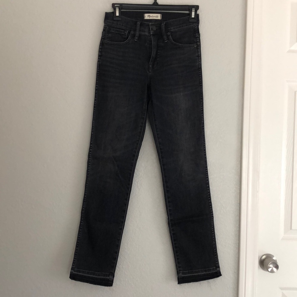 SLIM STRAIGHT JEANS: DROP-HEM EDITION